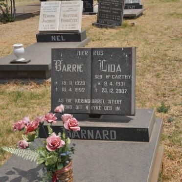 BARNARD Barrie 1929-1992 &amp; Lida  MC CARTHY 1931-2007
