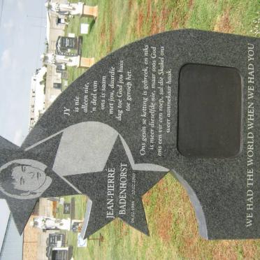 BADENHORST Jean-Pierré 1988-2010
