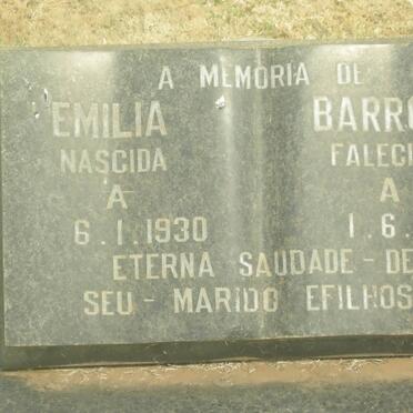 BARROS Emilia 1930-1976