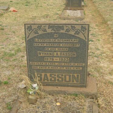 BASSON Wynand A. 1876-1953