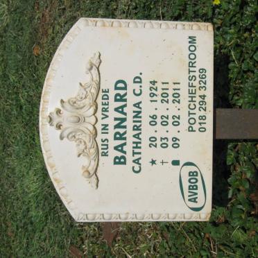 BARNARD Catharina C.D. 1924-2011