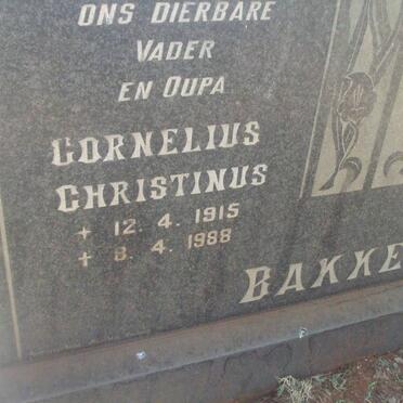 BAKKER Cornelius Christinus 1915-1988 &amp; Catharina Wilhelmina 1916-1982