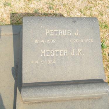 BASSON Petrus J. 1932-1975 &amp; Hester J.K. 1934-