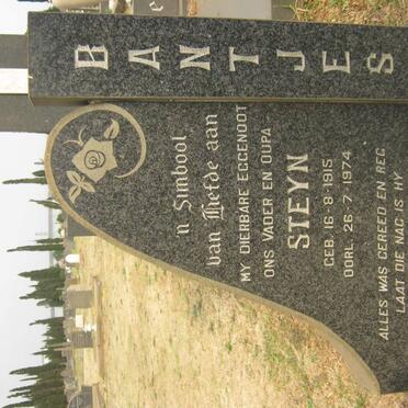 BANTJES Steyn 1915-1974