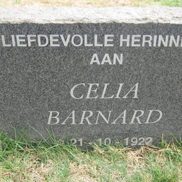 BARNARD Celia 1922-