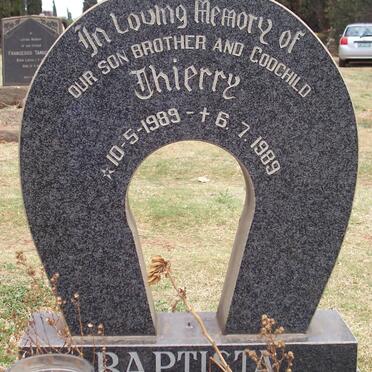 BAPTISTA Thierry 1989-1989