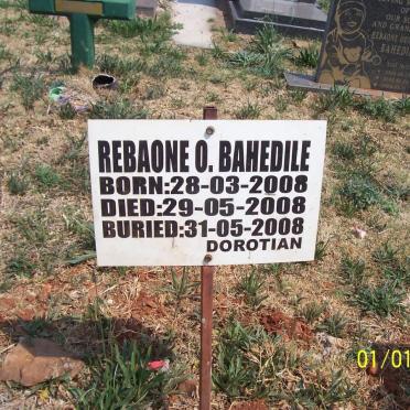 BAHEDILE Rebaone Oduetse 2008-2008