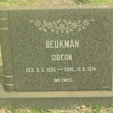 BEUKMAN Gideon 1935-1974