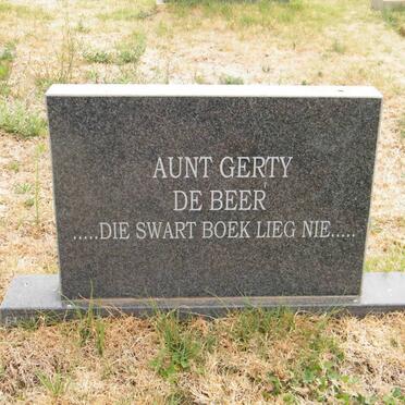 BEER Gerty, de