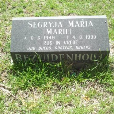 BEZUIDENHOUT Segryja Maria 1949-1990