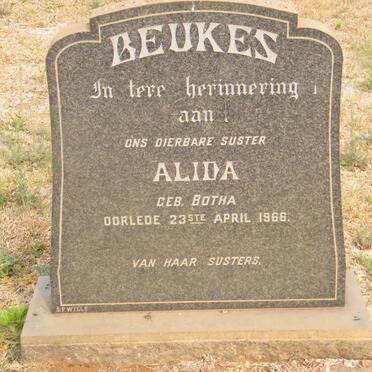 BEUKES Alida nee BOTHA -1966