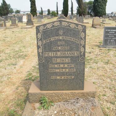 BEUKES Pieter Johannes 18?7-1953