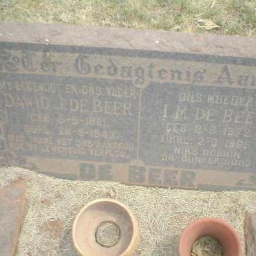 BEER Dawid, de 1881-1943 &amp; I.M. 1872-1966