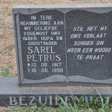 BEZUIDENHOUT Sarel Petrus 1917-1998
