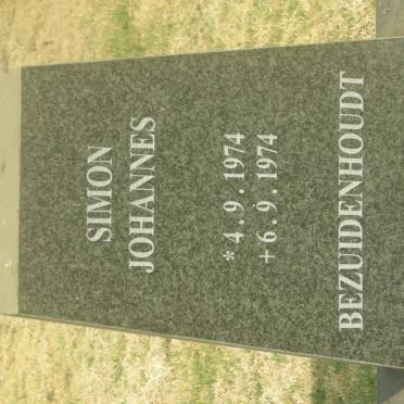 BEZUIDENHOUT Simon Johannes 1974-1974