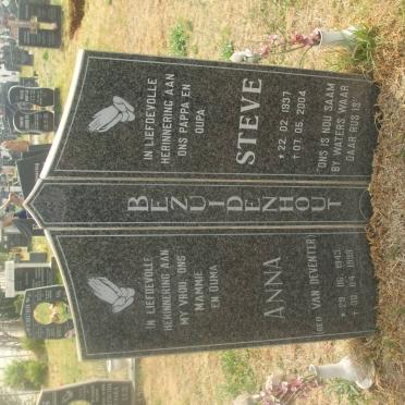 BEZUIDENHOUT Stephanus Petrus 1937-2004 &amp; Anna Maria Jacoba VAN DEVENTER 1943-1999