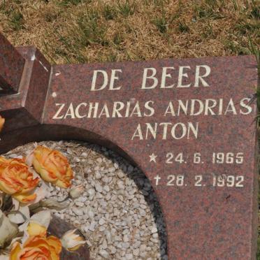 BEER Zacharias Andrias Anton, de 1965-1992