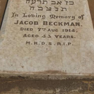 BECKMAN Jacob -1915