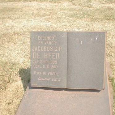 BEER Jacobus C.P., de 1903-1967