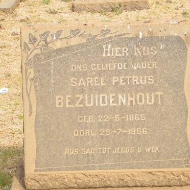 BEZUIDENHOUT Sarel Petrus 1865-1956