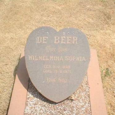 BEER Wilhelmina Sophia, de 1889-1971