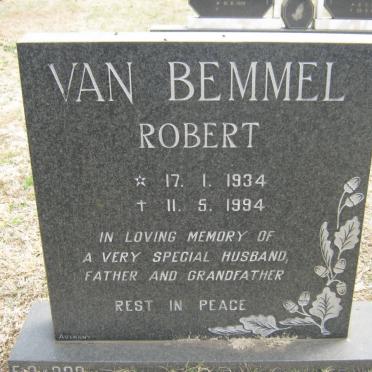 BEMMEL Robert, van 1934-1994