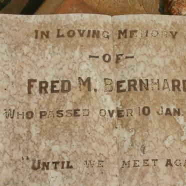 BERNHARDI Fred M. -1936