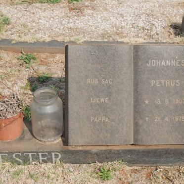 BESTER Johannes Petrus 1907-1975 &amp; Johanna Jacoba 1914-2001