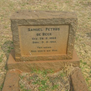 BEER Samuel Petrus, de 1865-1951