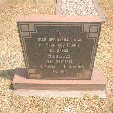 BEER Nicolaas, de 1942-1975