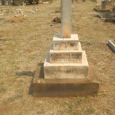 BECHER Herbert Evan -1908