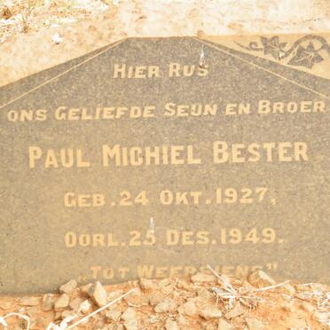 BESTER Paul Michiel 1927-1949