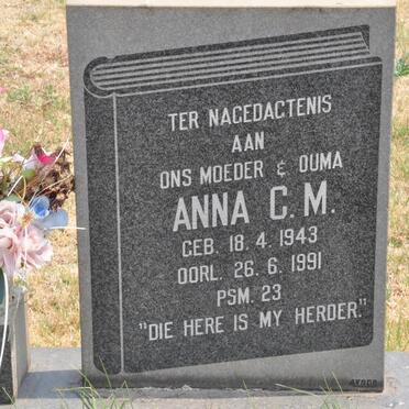BEER Anna C.M., de 1943-1991