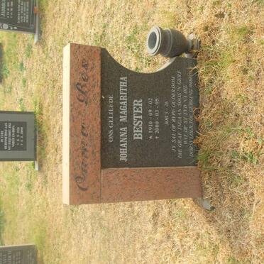 BESTER Johanna Magrita 1910-2000