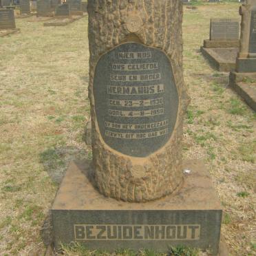 BEZUIDENHOUT Hermanus L. 1930-1950