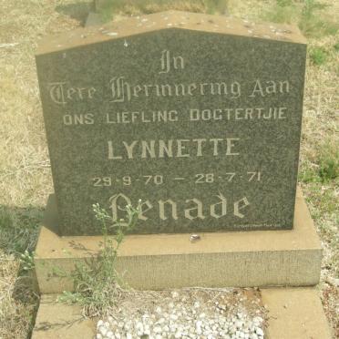 BENADE Lynnette 1970-1971