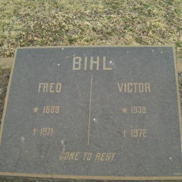 BIHL Fred 1889-1971 :: BIHL Victor 1939-1972