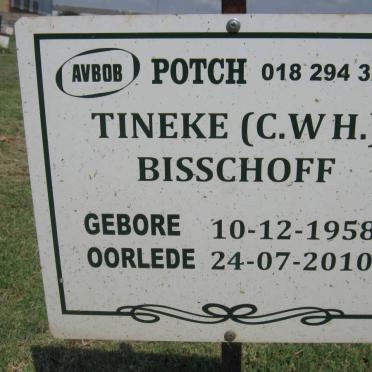 BISSCHOFF C.W.H. 1958-2010