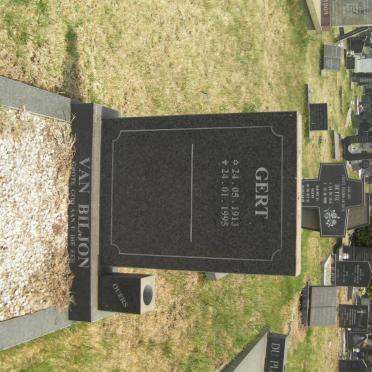 BILJON Gert, van 1913-1995