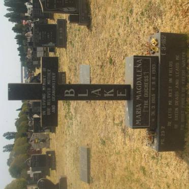 BLAKE Maria Magdalena 1905-1993