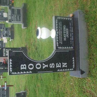 BOOYSEN Hatting John 1949-2007