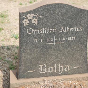 BOTHA Christiaan Albertus 1873-1937