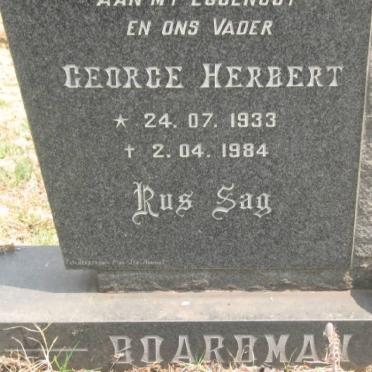 BOARDMAN George Herbert 1933-1984