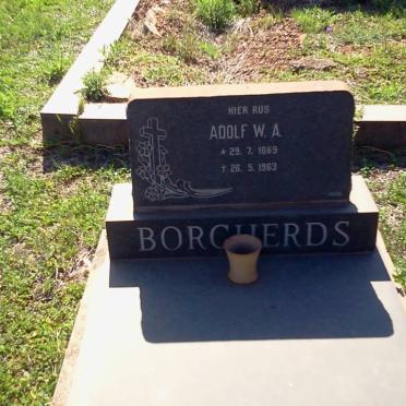 BORCHERDS Adolf W.A. 1869-1963