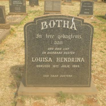 BOTHA Louisa Hendrina -1965