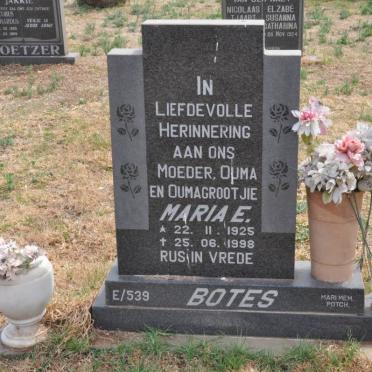 BOTES Maria E. 1925-1998