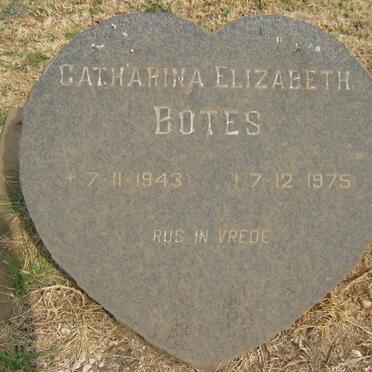 BOTES Catharina Elizabeth 1943-1975