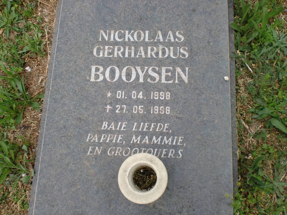 BOOYSEN Nickolaas Gerhardus 1998-1998