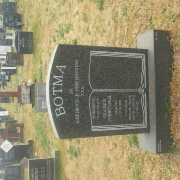 BOTMA Erasmus Christoffel 1934-2000