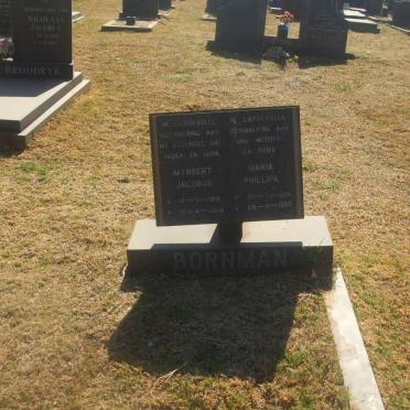 BORNMAN Myndert Jacobus 1919-1984 &amp; Maria Phillipa 1926-1999